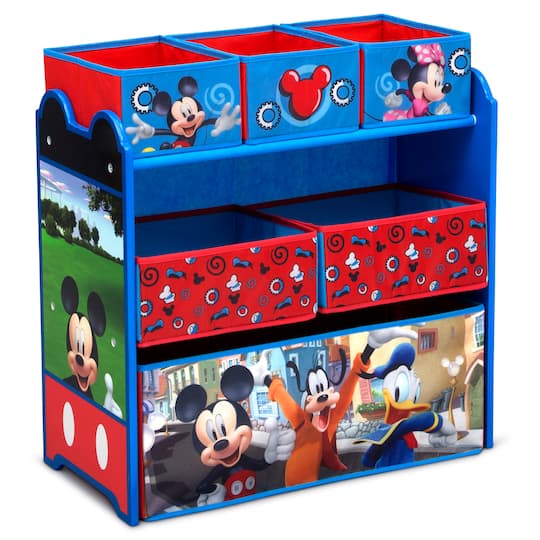 Disney® Mickey Mouse 6 Bin Design & Store Toy Organizer